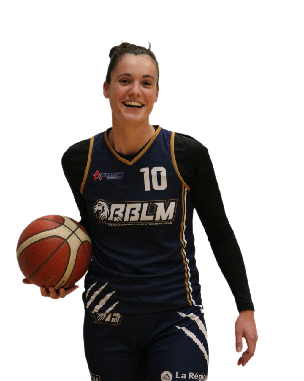 Joueuse de basketball en action — NX League, logiciel de gestion de tournois